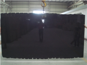 Shanxi Black Absolutely Black Jet Black Granite Slabs