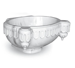 Turkish Bath Basin - Kurna, Marmara White Marble