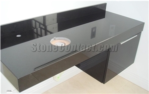 Mongolia Black Vanity Top, Mongolia Black Granite Vanity Top