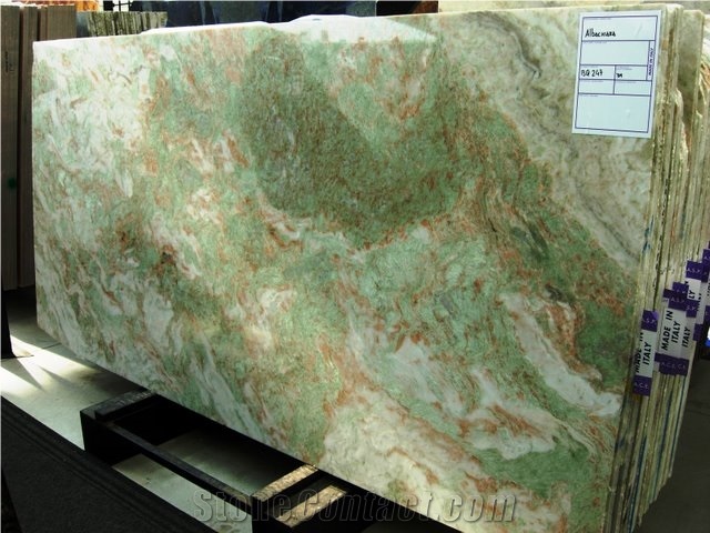 Alba Chiara Marble Slab, Italy Green Marble