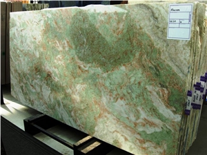 Alba Chiara Marble Slab, Italy Green Marble