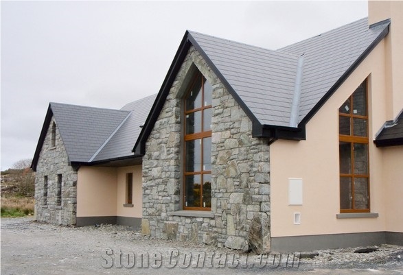 Wall Cladding Masonry, Grey Granite Wall