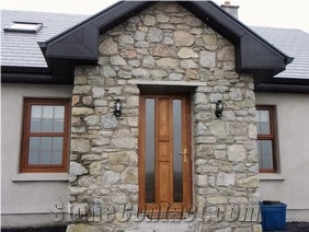 Wall Cladding Masonry, Grey Granite Wall