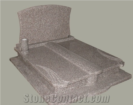 G681 Granite Monument, Pink Granite Monument