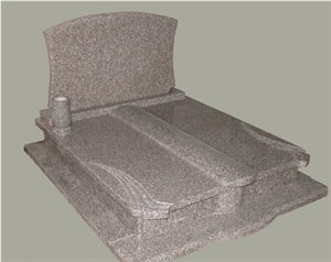 G681 Granite Monument, Pink Granite Monument