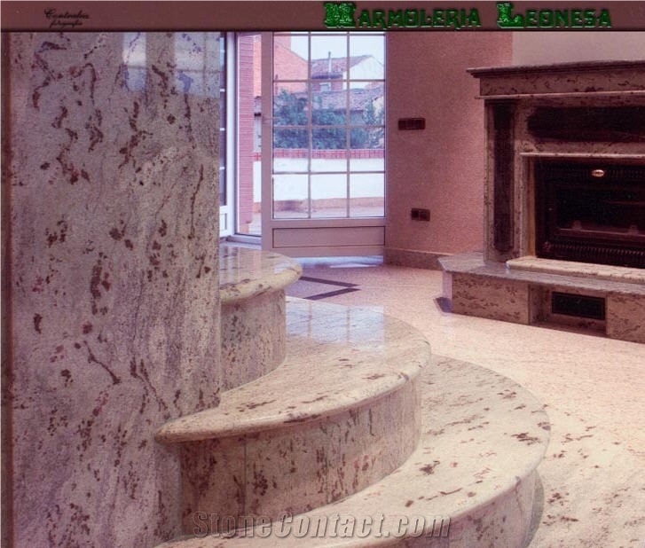 Eucalyptus Green Granite Steps, Verde Eucalipto Green Granite