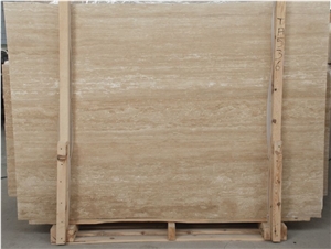 Denizli Travertine Blocks, Turkey Beige Travertine