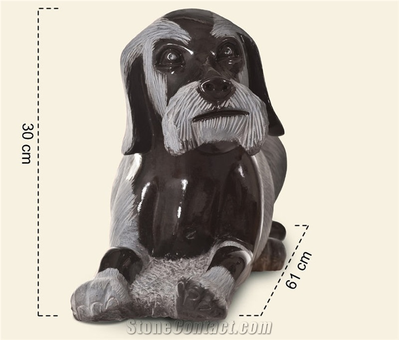 Black Granite Animal Sculpture