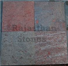 Copper Slate Slabs & Tiles, India Brown Slate