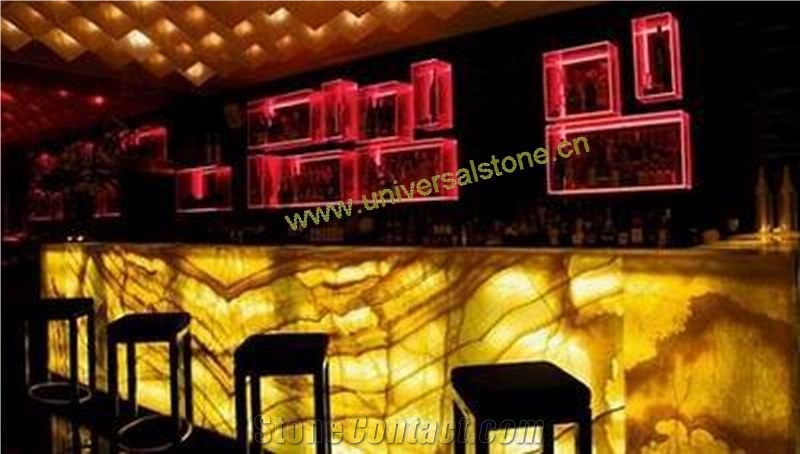 Translucent Onyx Glass Bar Top Z01