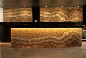 Translucent Onyx Glass Bar Top Z01