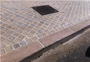 Pink Faro Granite Cobble Stone, Pavers