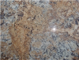 Giallo Piza Yellow Granite Countertop