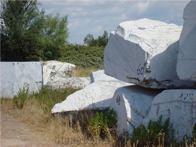 White Marble Blocks - Bianco Carrara