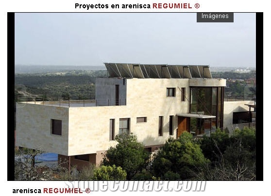 Arenisca De Regumiel, Spain Beige Sandstone Slabs & Tiles