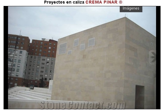 Crema Pinar, Spain Beige Limestone Slabs & Tiles