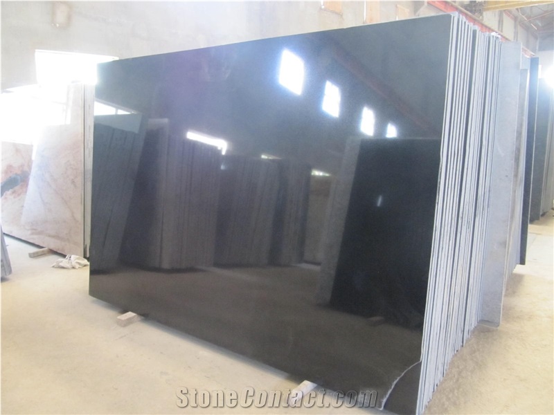BLACK ABSOLUTE GRANITE SLABS