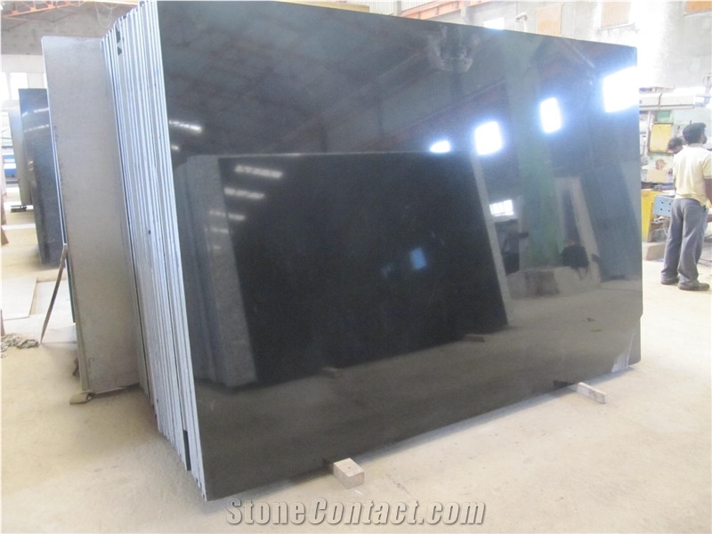 BLACK ABSOLUTE GRANITE SLABS