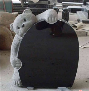Hebei Black Granite Tombstone