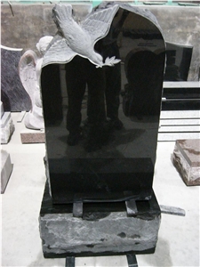 Grave Tombstones, China Black Granite Tombstones