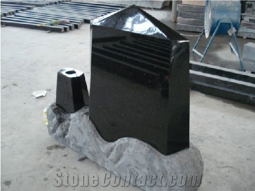 Iran Style Black Monument, Shanxi Black Granite Monument