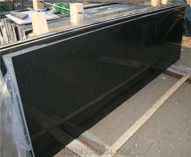 Shanxi/hebei Black Granite Slabs