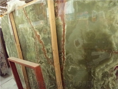 Green Jade Onyx Slab