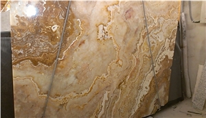 Onyx Honey Polished Slab. 40 Euro/sqm, Pakistan Yellow Onyx