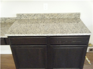 Santa Cecilia Granite Counter Top, Giallo Santa Cecilia Yellow Granite Kitchen Countertops