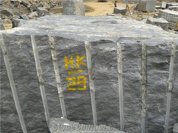 HK BLACK, CMR BLACK, ABSOLUTE BLACK GRANITE BLOCKS