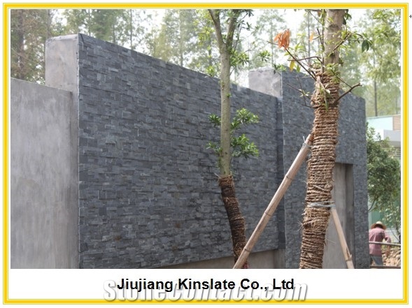 Natural Black Slate Decorative Wall Panel