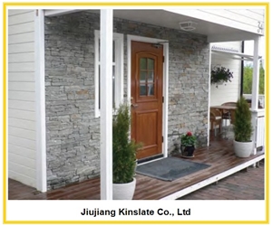 Natural Grey Slate Exterior Decorative Wall Panels