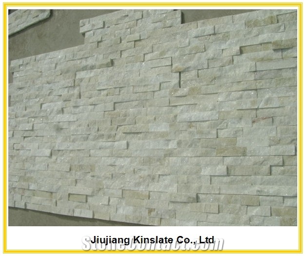 Natural White Quartzite Decorative Wall Panels Int