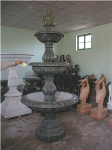 Natural Stone Fountain, Black Granite Fountain