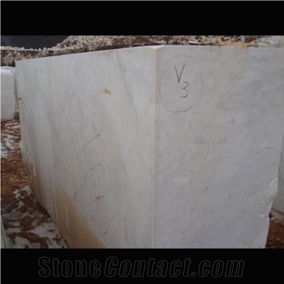 Volakas Victory Iii Marble Blocks, White Marble Blocks