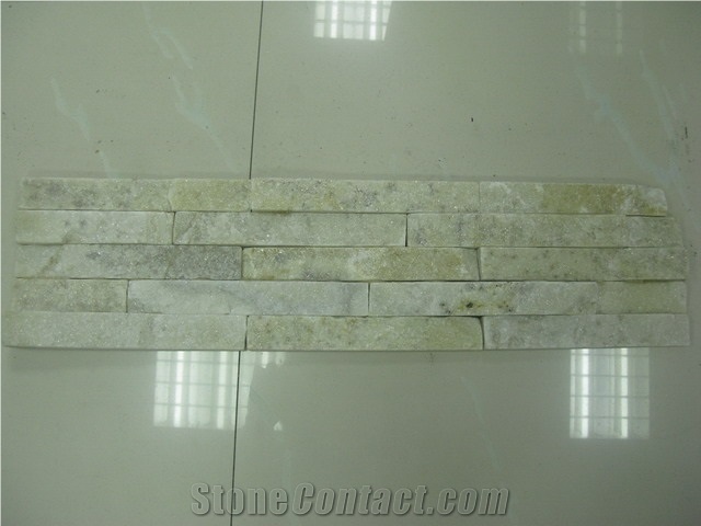 White Quartzite Cultured Stone, Slate ,Cultured Stone, Tiles