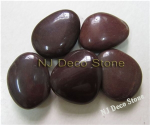 Brown Pebble Polished Pebble Beach Pebble, Pebble Brown Sandstone Polished Pebble
