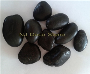Polished Black Pebbles Polished Black Pebbles