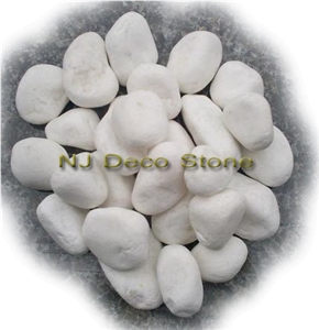 Snow White Pure White Pebble, White Marble Pebbles Snow White Pure White Pebble, White Marble Pebbles