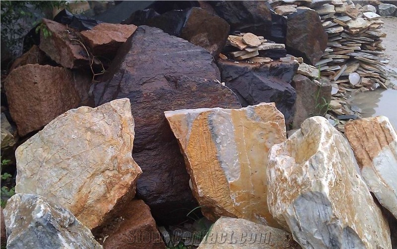 Yellow Limestone Wall Stone