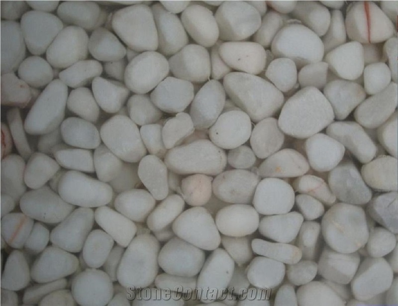 White Resin Pebble Stone