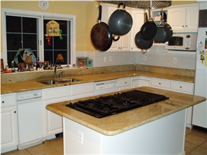 Kashmir Gold Countertop, Kashmir Gold Yellow Granite Countertop
