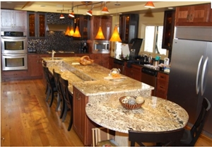 New Design Granite Countertop, Yellow Granite Countertop