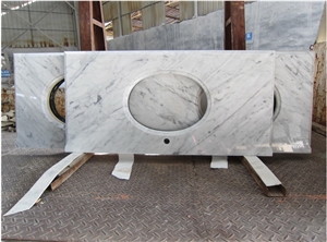 Cararra White Marble Vanity Tops Lowes, Bianco Cararra White Marble Vanity Tops