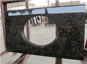 Green Ubatuba Granite Bath Vanity Top