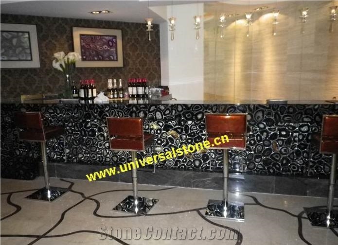 Backlit Agate Bar Top (J044)