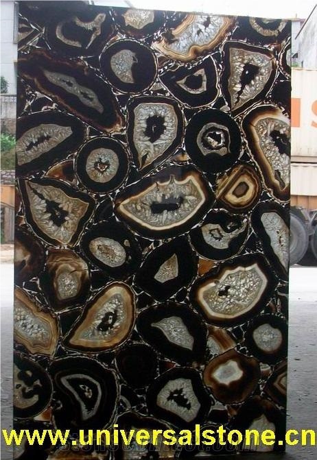 Backlit Agate Bar Top (J044)