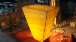 Backlit Honey Onyx Glass Bar Tops Backlit Honey Onyx Glass Bar Tops