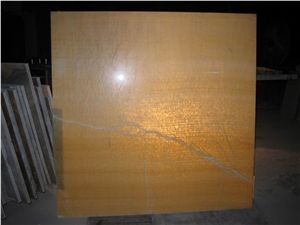 Backlit Honey Onyx Glass Lamp Box