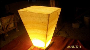 Backlit Onyx Glass Bar Top (J48)